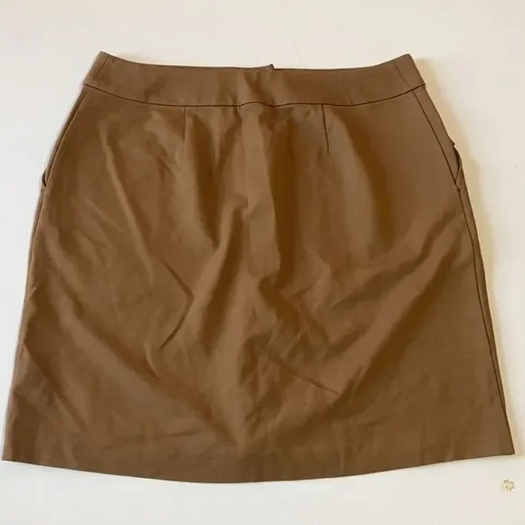J. Jill Brown Button Front Skirt - Picture 5 of 5